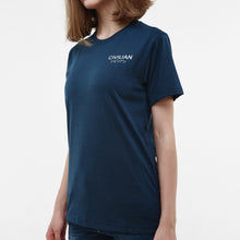 Load image into Gallery viewer, Navy Fuzzy Shirt Baju Kaos Pria Wanita