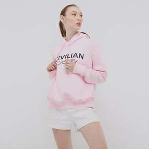 Civilian シビリアン Jaket Hoodie Sweater Baby Pink Unisex