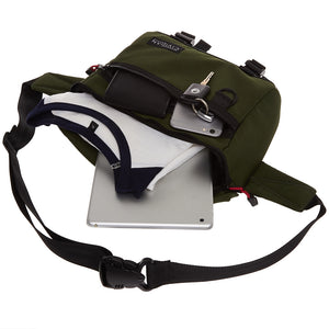 Alpha Crossbody Bag / Waistbag Green Army / Tas Selempang untuk tablet iPad pro 11" Samsung