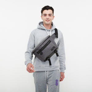 Alpha Crossbody Bag / Waistbag Grey / Tas Selempang For tablet iPad pro 11" Samsung